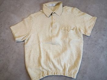 Chemise pull col polo beige Taille L Marc Hiriay