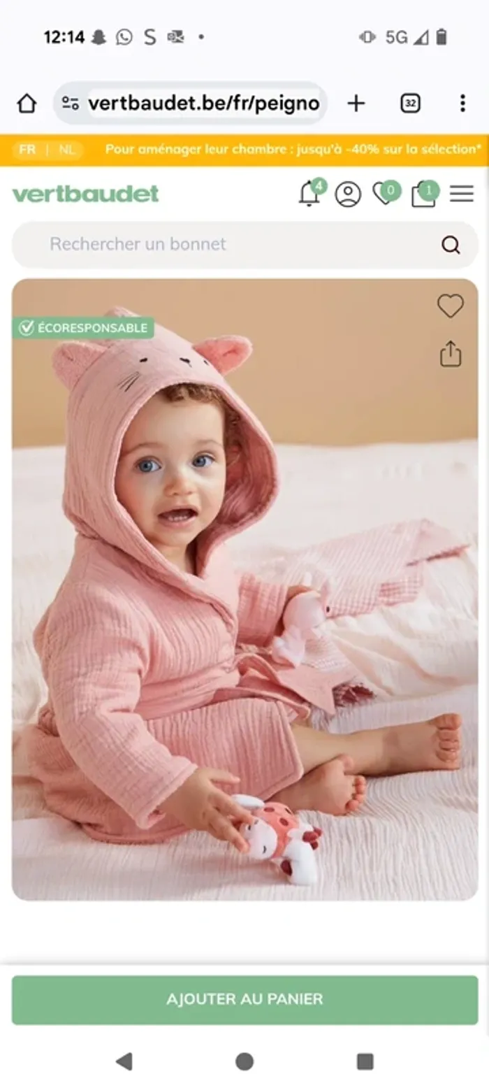 Peignoir 1 ans - photo numéro 2