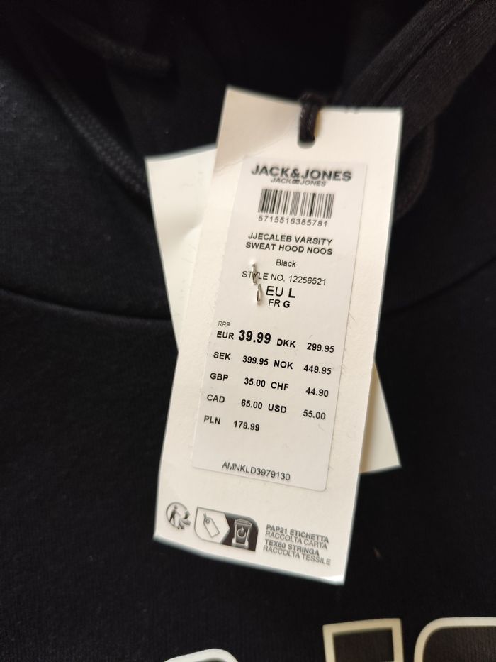 Sweat Jack and Jones neuf avec étiquette taille L - photo numéro 2