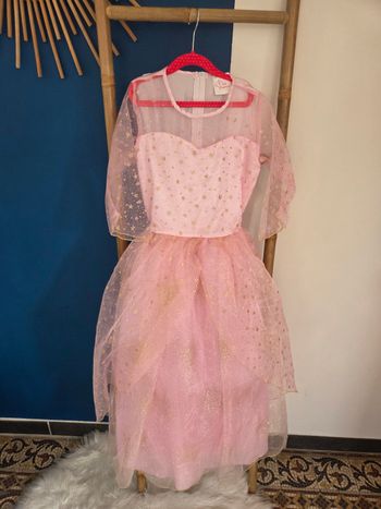 Robe miss france rose