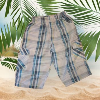 Short a carreau taille 8 ans