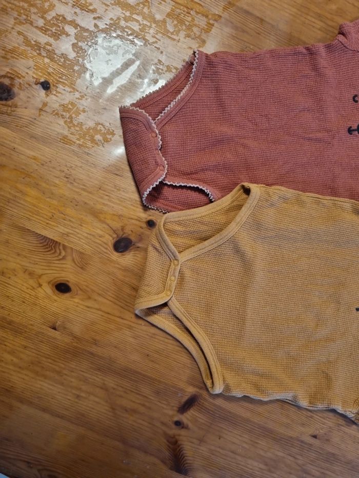 2 bodies manche courte 24 mois - photo numéro 3