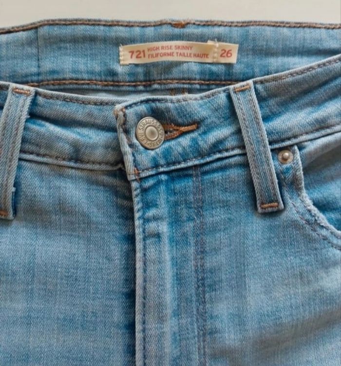 Jean levis 721 high rise skinny taille 36 - photo numéro 2