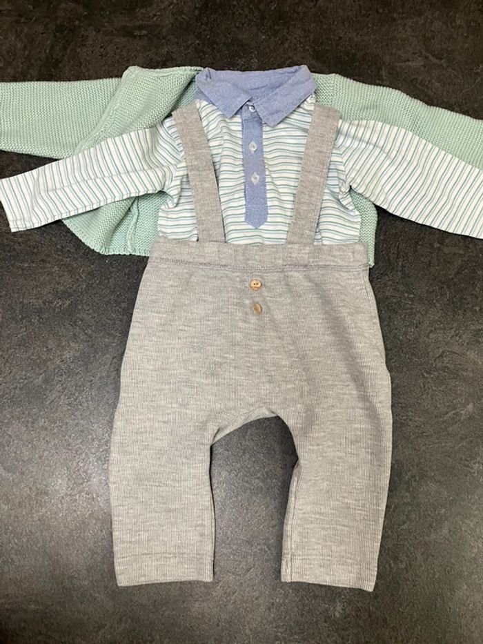 Ensemble 3 pièces garçon 6/9mois - photo numéro 4