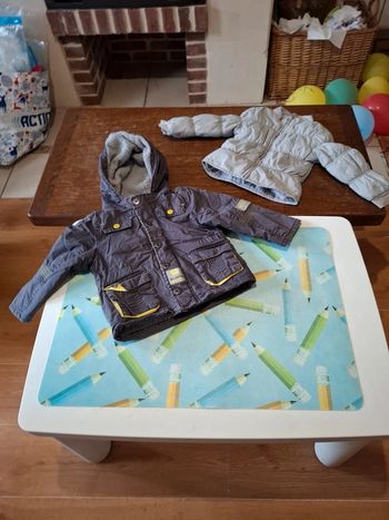 Lot 2 manteaux 24 mois