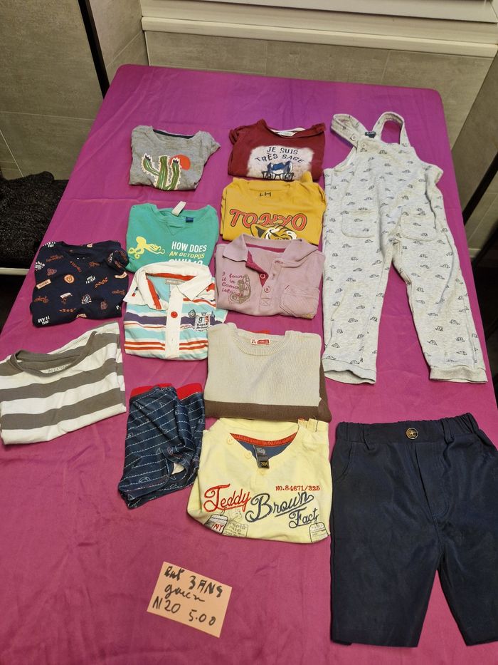 Lots vetement 3ans garçon N 20