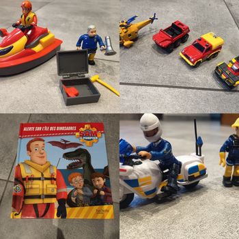 Lot de jouets sam le pompier 