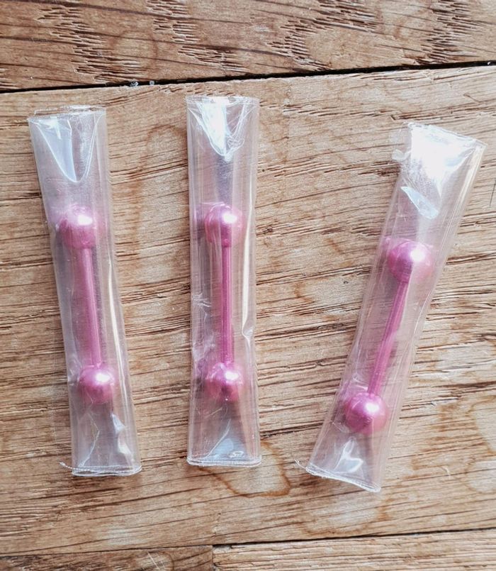 Lot de 3 piercing langue - photo numéro 2