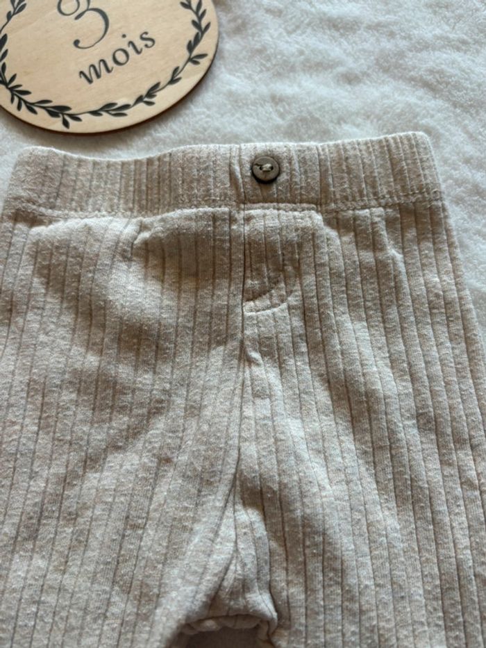 Legging beige Kiabi 3 mois - photo numéro 2