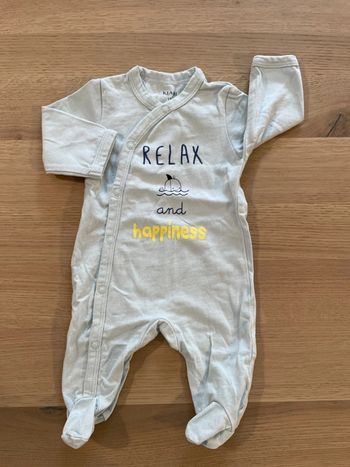 Pyjama léger kiabi vert d’eau 1 mois