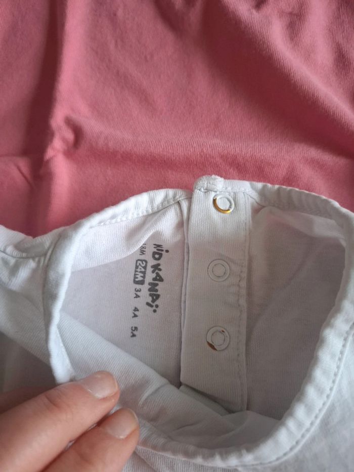 T-shirt à manche courte 24 mois lot de 2 - photo numéro 3