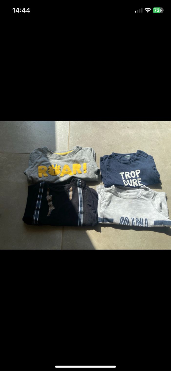 T-shirt manches longue 12 mois