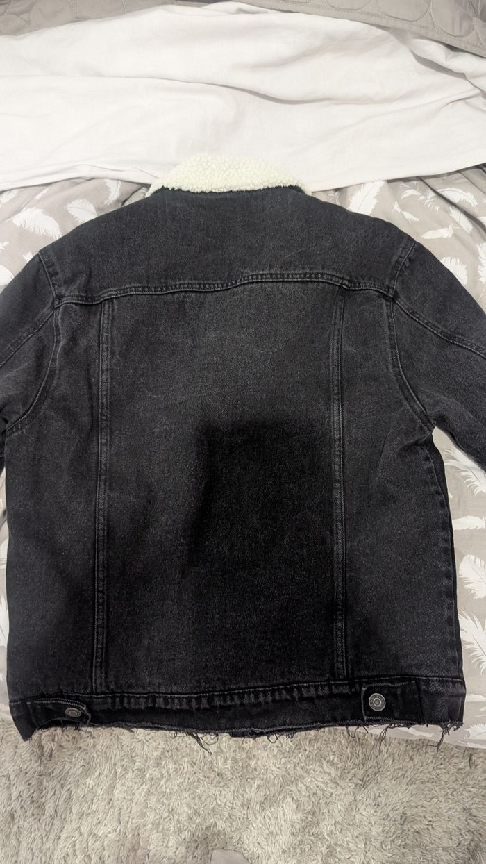 Veste en jeans noir - photo numéro 5