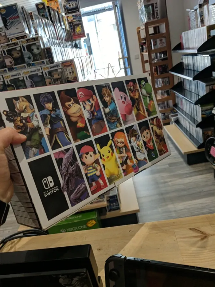 Nintendo Switch V1 Édition Super Smash Bros - photo numéro 6