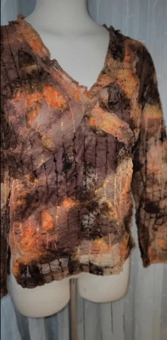 Haut manches longues transparente Jean Gabriel 42/44 - photo numéro 2