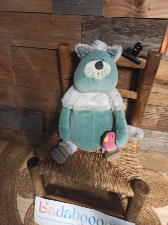 Peluche chat les Pachats moulin roty tbe - photo numéro 2