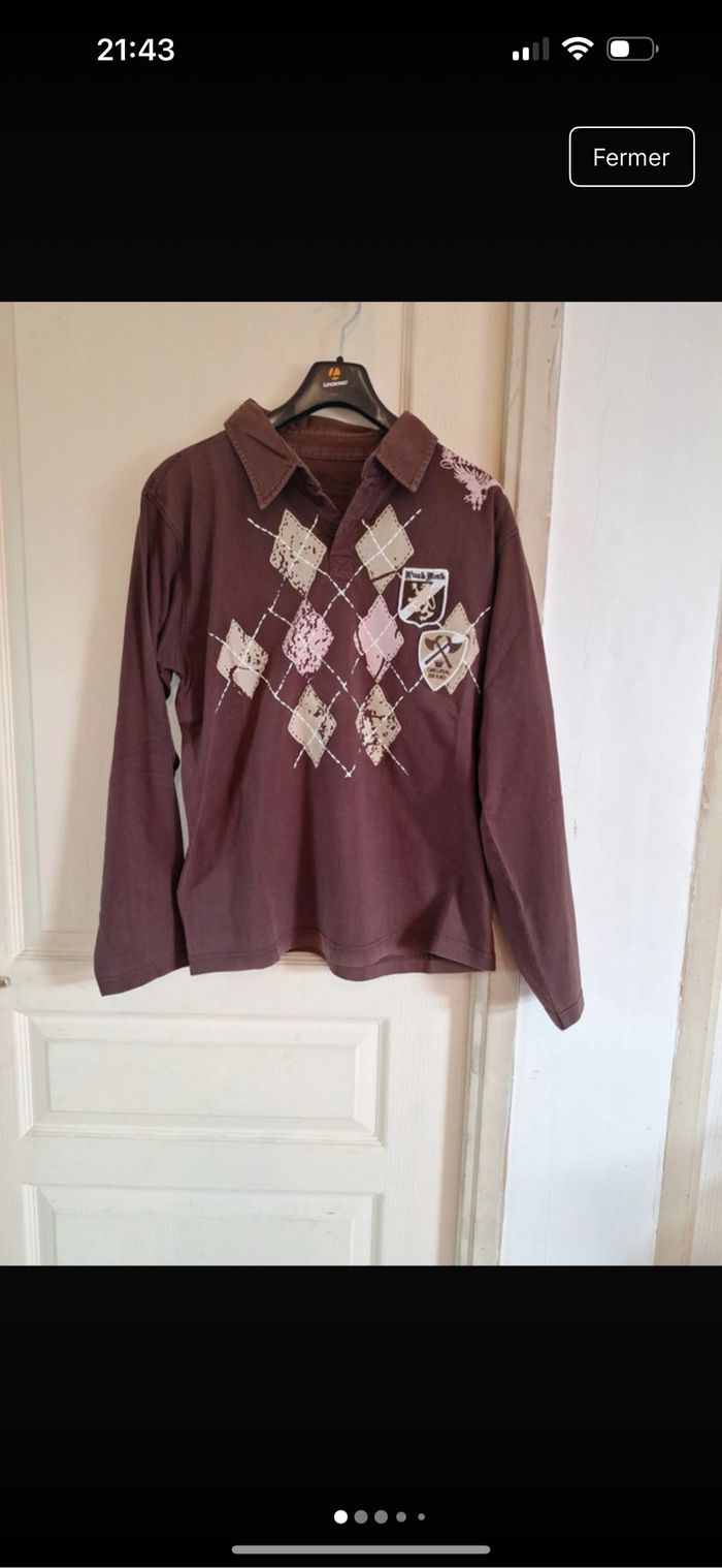 Polo manches longues