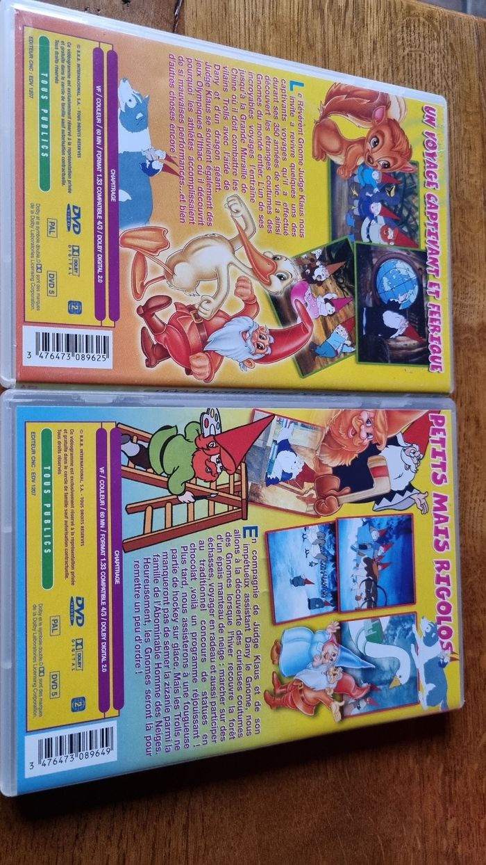 DVD les gnomes aventure dans la neige et les fabuleux voyages - photo numéro 2