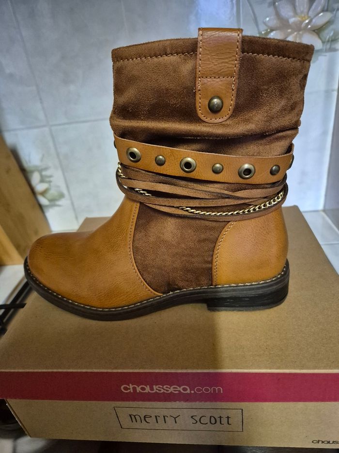 Bottines marrons P38 - photo numéro 2