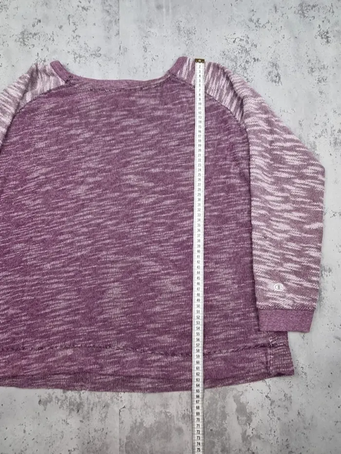 Pull col rond Champion mauve, XL femme - photo numéro 5