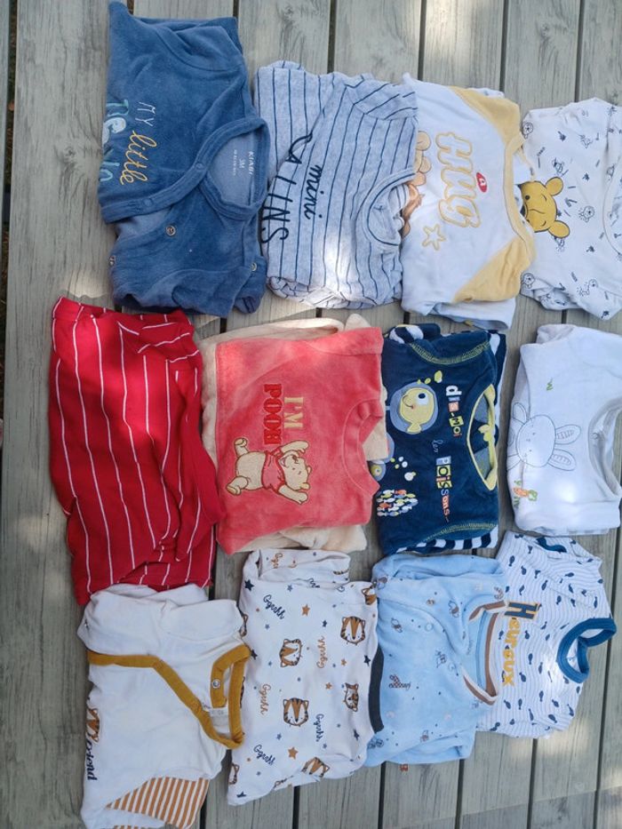 12 pyjamas garçon 3 mois