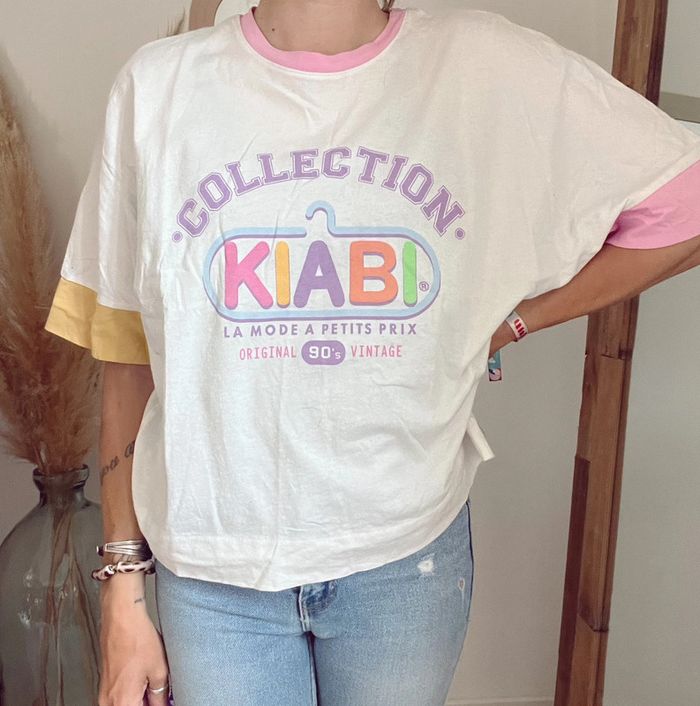 Tee-shirts Kiabi Collection 90s vintage pastel oversize loose taille M