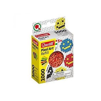 Quercetti 02475 mosaique recharge picots Pixel Art rouge