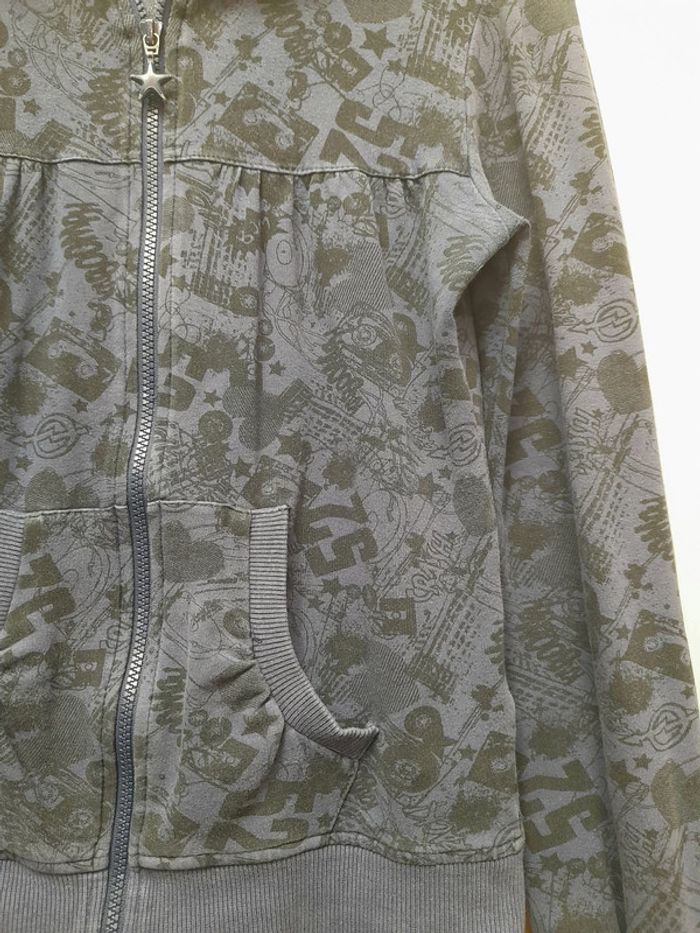 Veste imprimé à capuche - photo numéro 4
