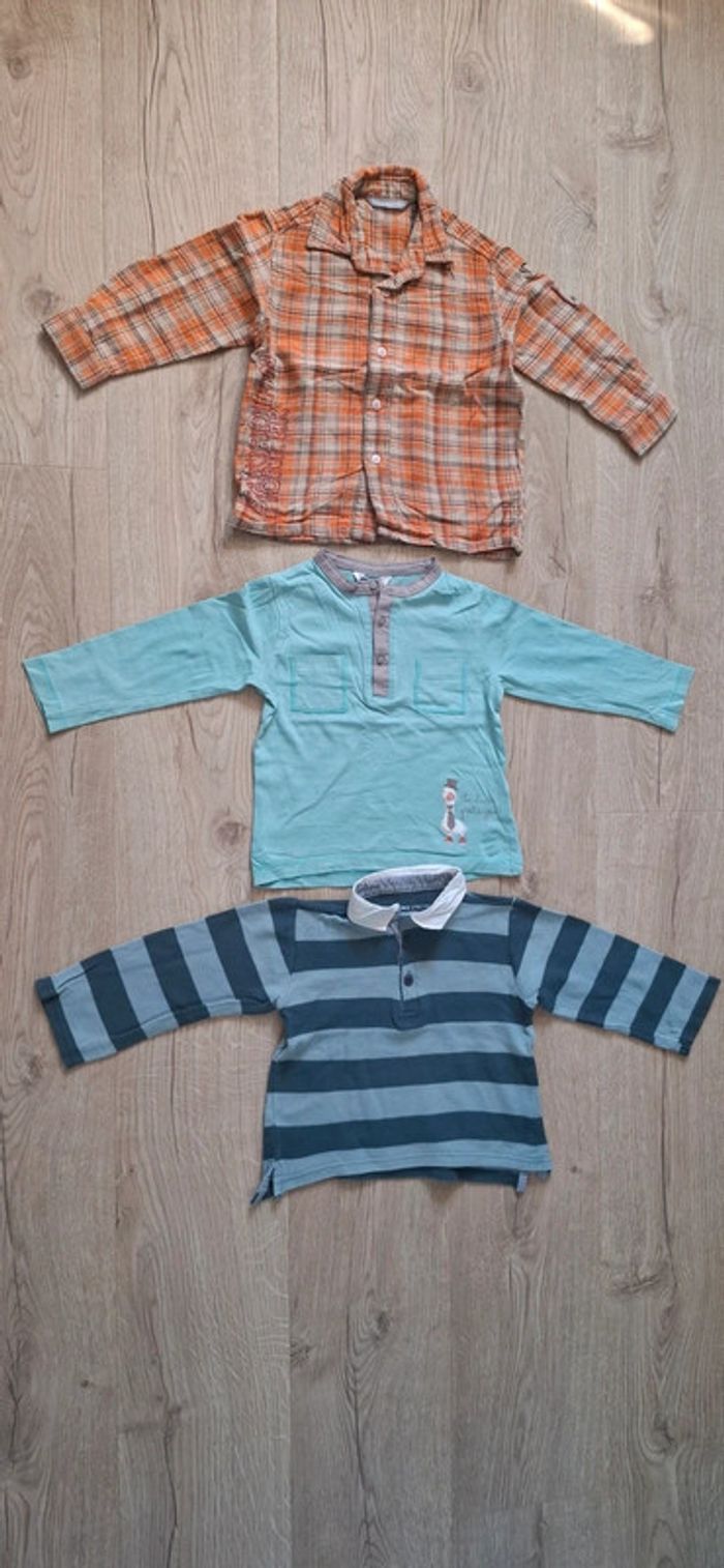 Lot 3 hauts ML 3ans TBE