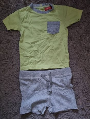 Ensemble T-shirt+short 12mois