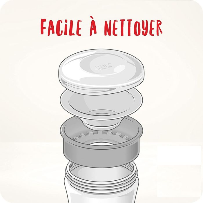 Tasse Verre Gobelet Nuk Magic Cup Hérisson Bleu 8+ M - photo numéro 5