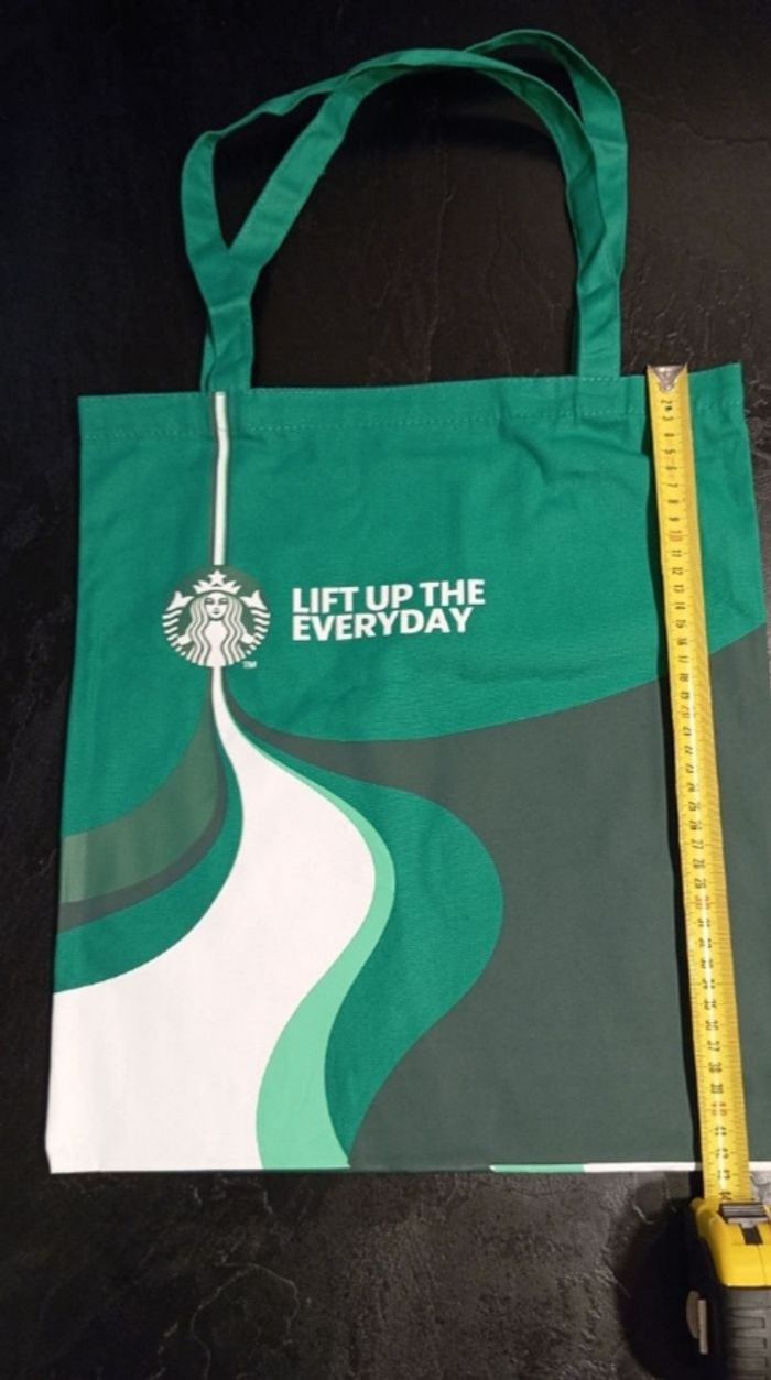 Lot de 5  tod bag  neuf Starbucks tissus épais - photo numéro 2