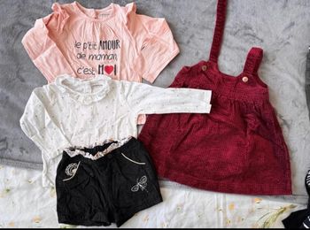 Lot vêtements fille 18 mois – Vertbaudet, DPAM, Kiabi – Parfait état