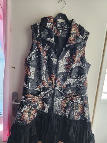 Veste longue sans manche femme taille 48 - glamz