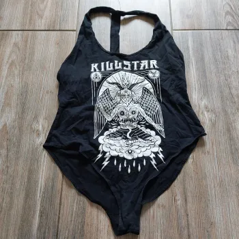Maillot de bain 1 pièce noir Killstar taille XL
