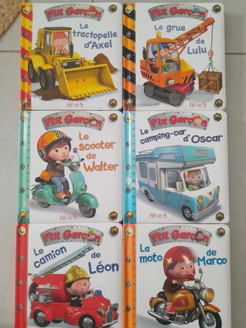 Lot 6 livres collection ptit garçon