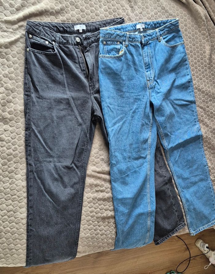 Lot de 2 jeans mom