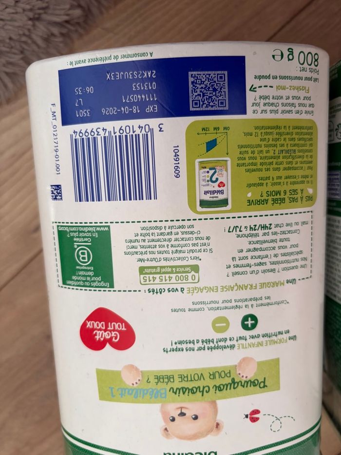 Lot Lait Bledilait - photo numéro 2