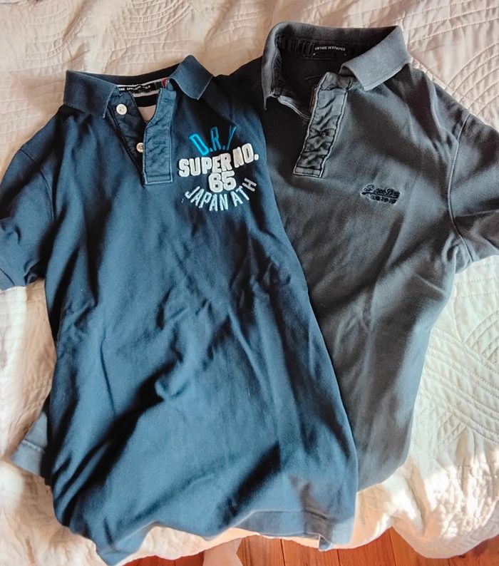 Lot de 2 polos Superdry