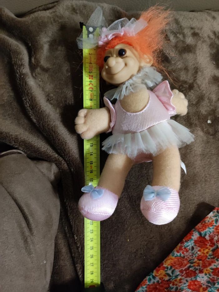 poupée chiffon troll danseuse tutu - photo numéro 2