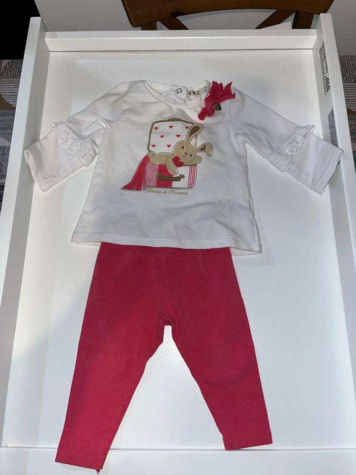 Ensemble legging et haut EMC 9 mois