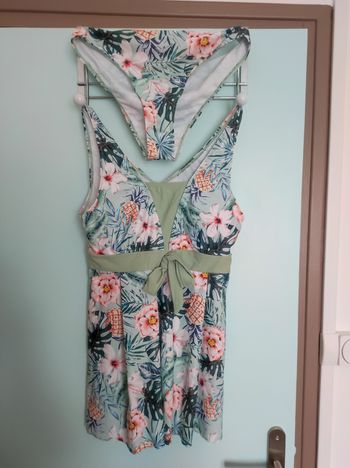 Tankini fleuri 