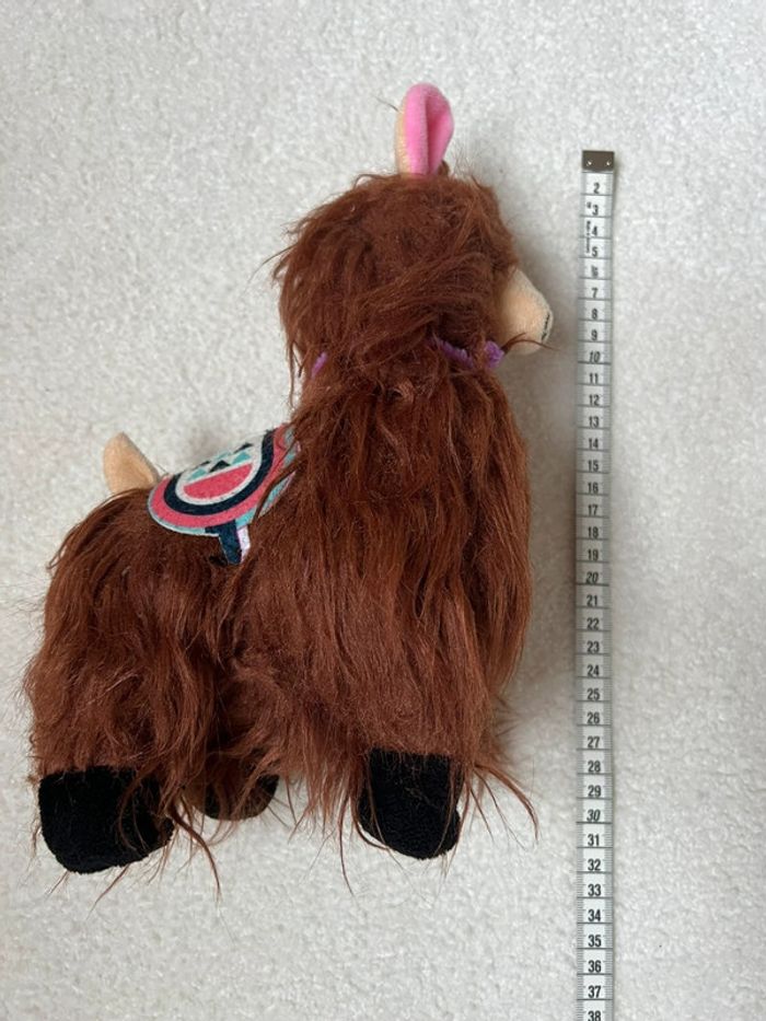 Peluche lama marron Tiger - photo numéro 2