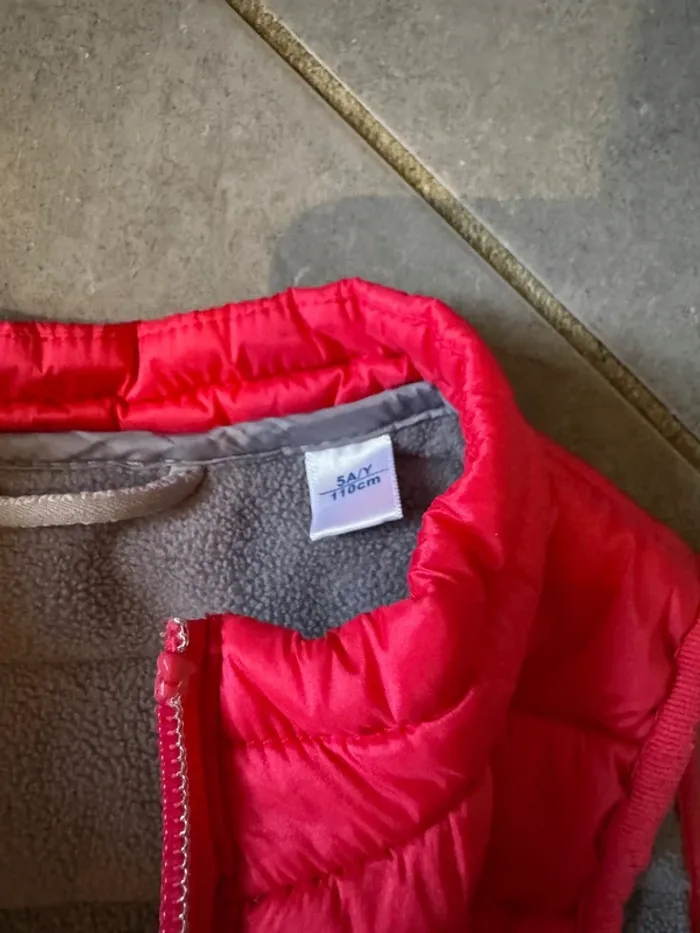 Doudoune / Manteau / Blouson sans manches avec 2 poches - Okaidi - Rose - 5 ans - photo numéro 2