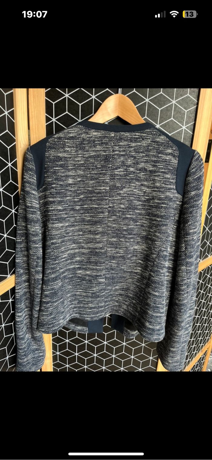 Veste gris bleue Comptoir des cotonniers - photo numéro 3