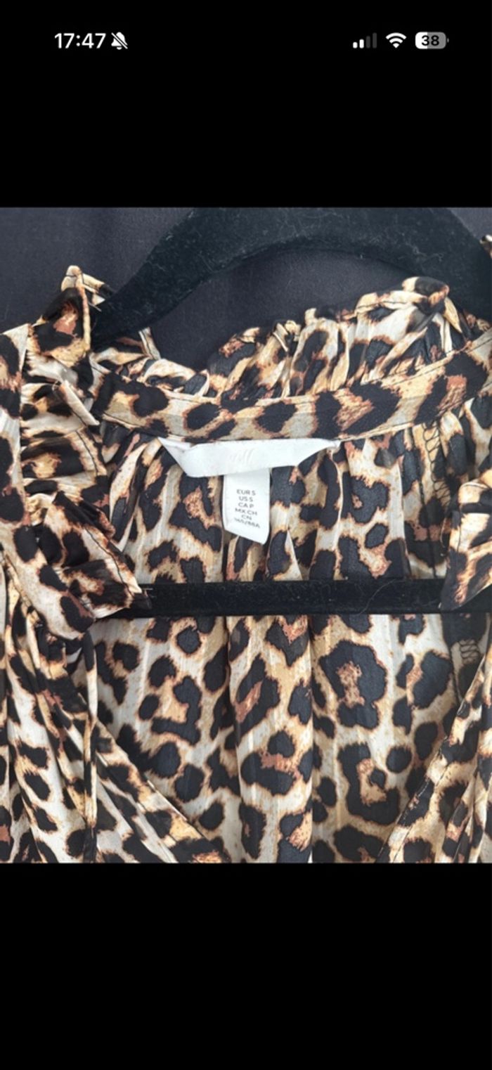 Chemisier léopard H&M - photo numéro 2