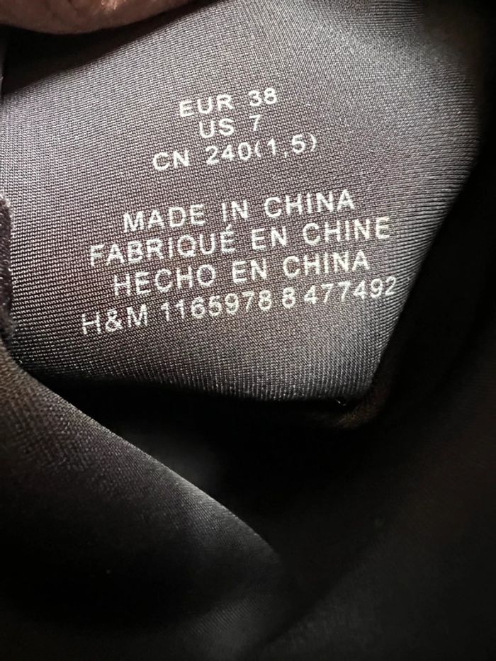 Bottes escarpins h&m 38 très bon état - photo numéro 4