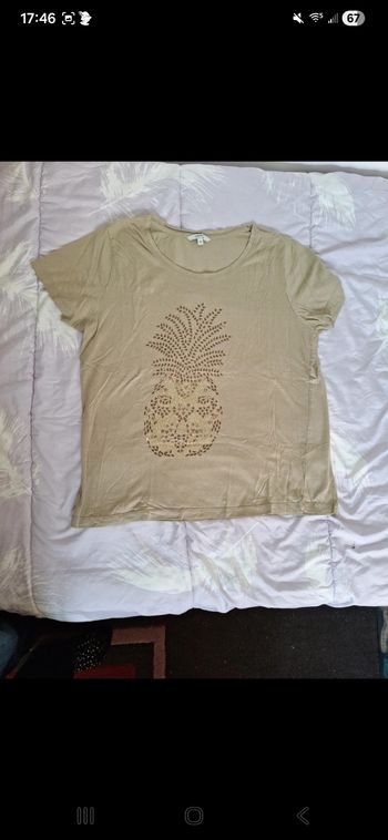 T-shirt kaki 