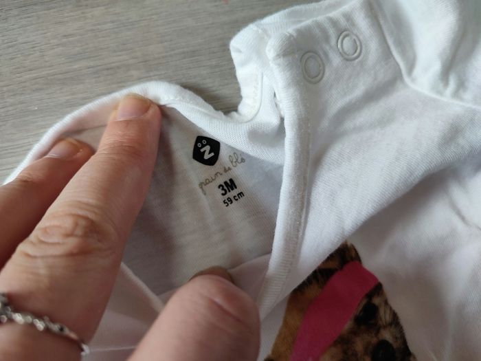 T-shirt manches longues grain de blé 3 mois - photo numéro 2