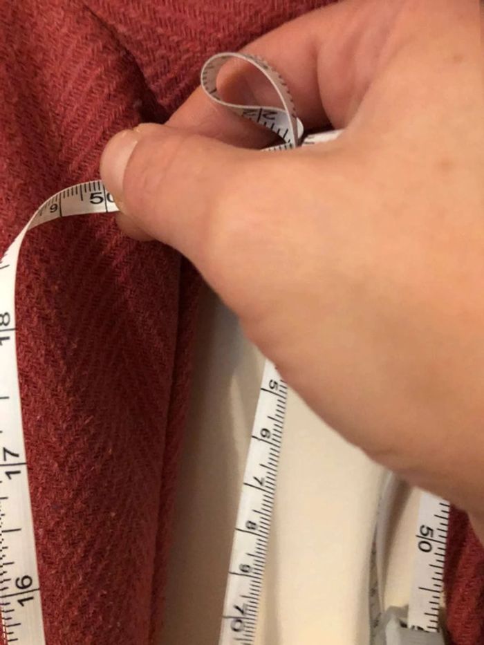 Manteau  mi  long  vieux  rose - photo numéro 5